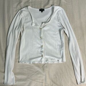 White long sleeve Originality shirt, size S, lightly worn